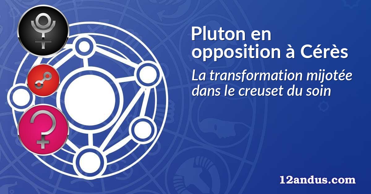 Pluton en opposition à Cérès