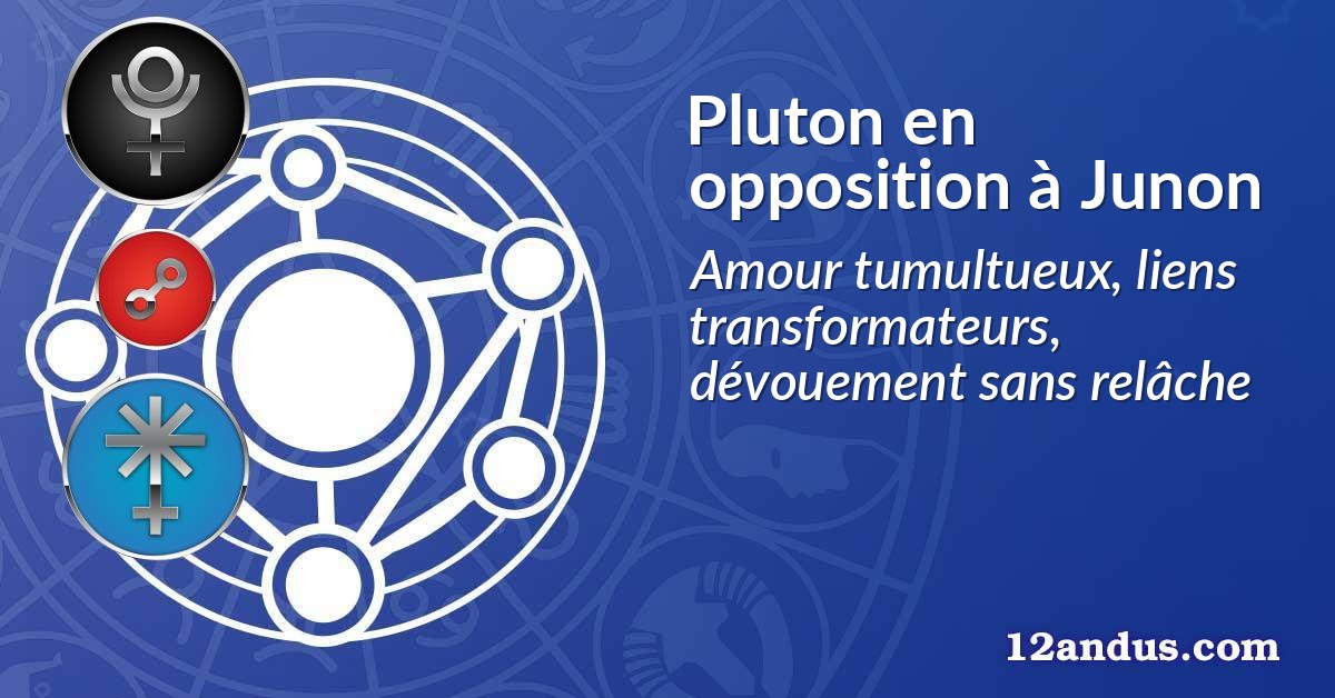 Pluton en opposition à Junon