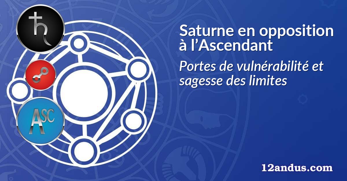 Saturne en opposition à l’Ascendant