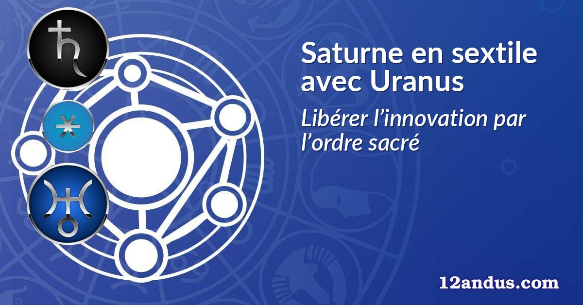 Saturne en sextile avec Uranus