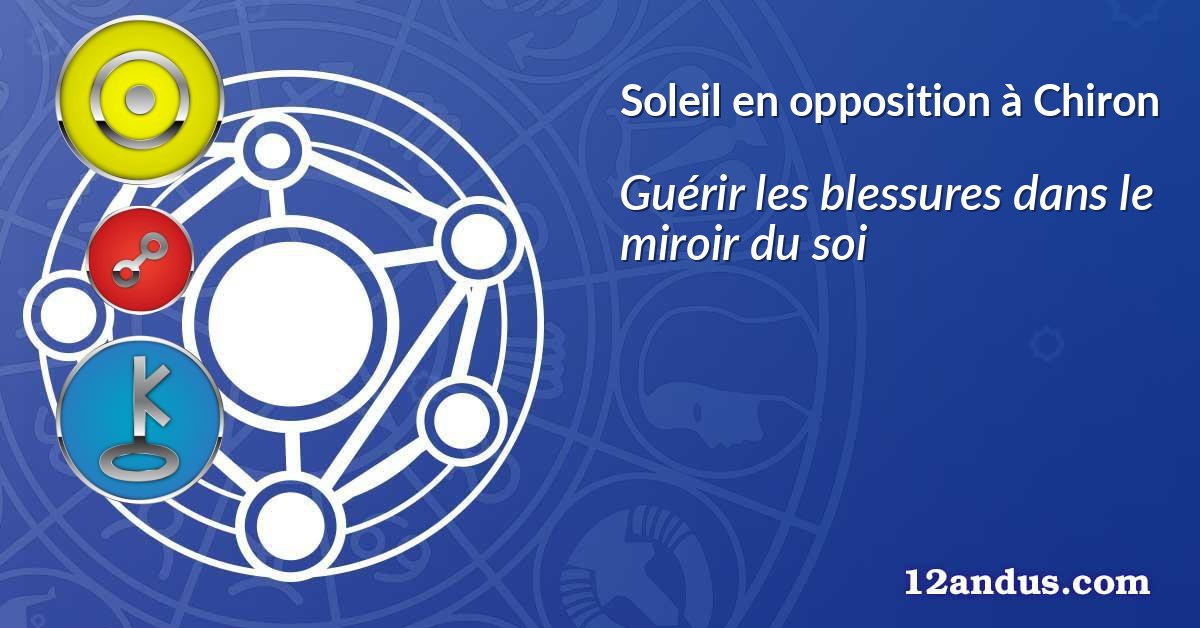 Soleil en opposition à Chiron