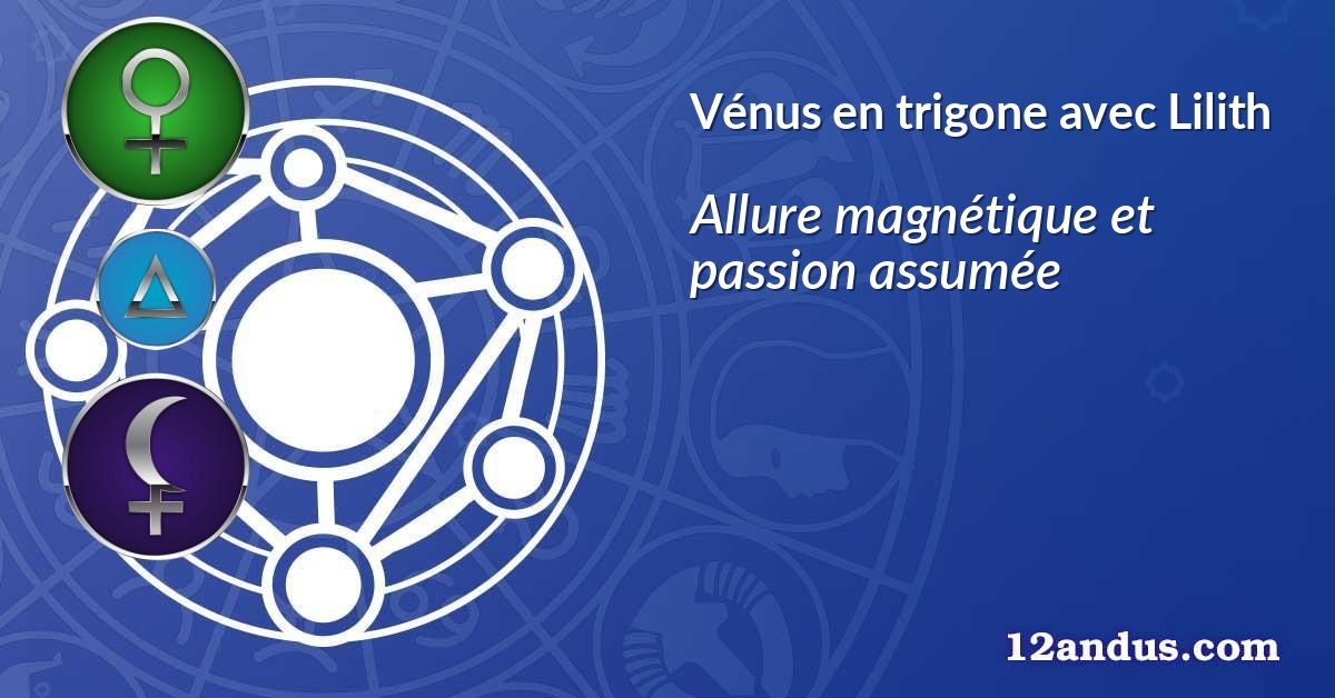 Vénus en trigone avec Lilith