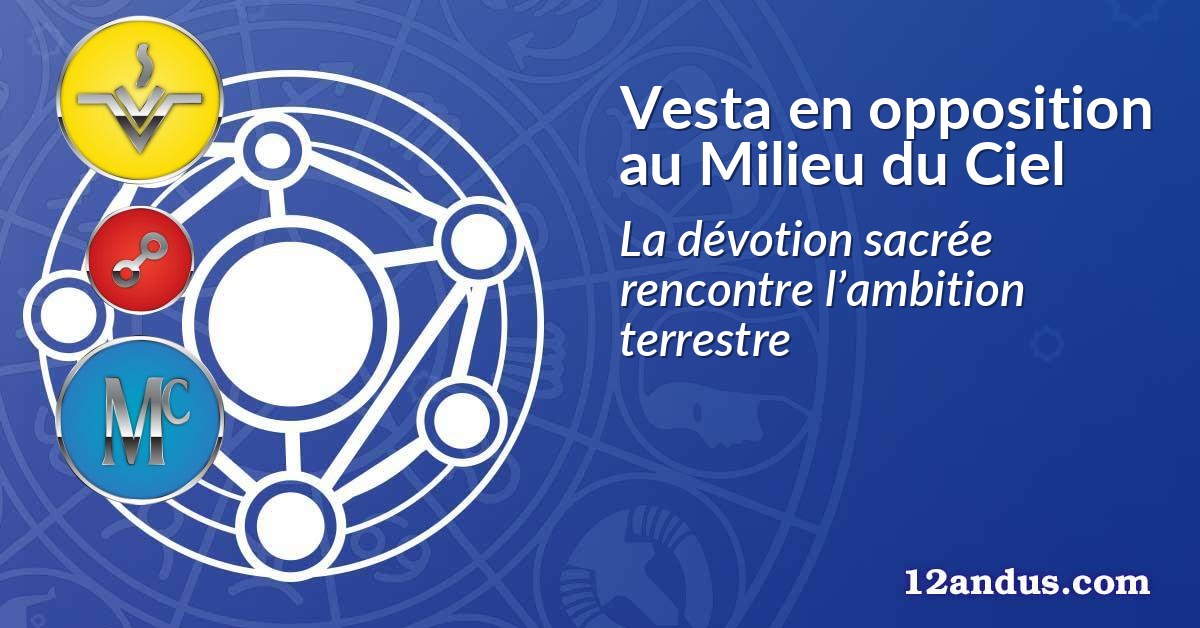 Vesta en opposition au Milieu du Ciel