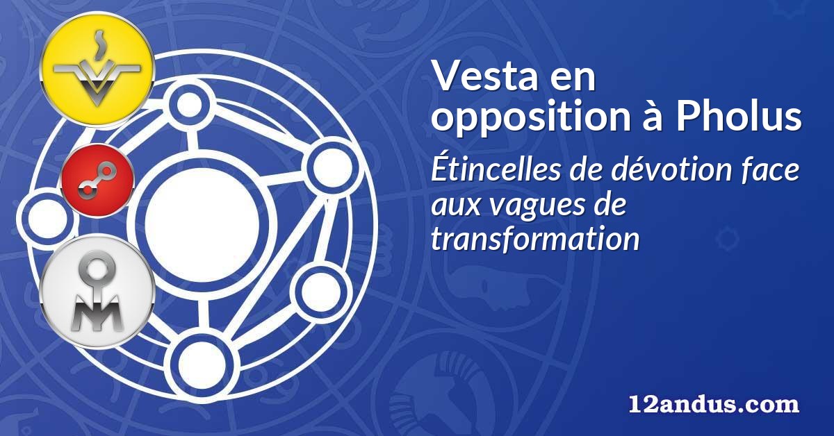 Vesta en opposition à Pholus