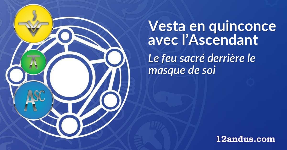 Vesta en quinconce avec l’Ascendant