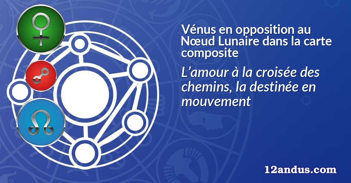 Vénus en opposition au Nœud Lunaire dans la carte composite