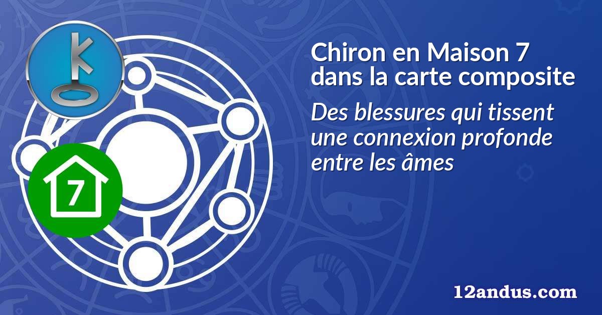 Chiron en Maison 7 dans la carte composite