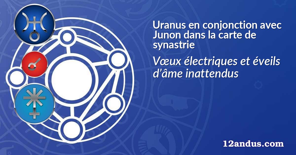 Uranus en conjonction avec Junon dans la carte de synastrie