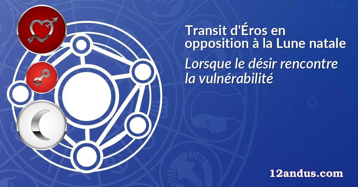 Transit d'Éros en opposition à la Lune natale