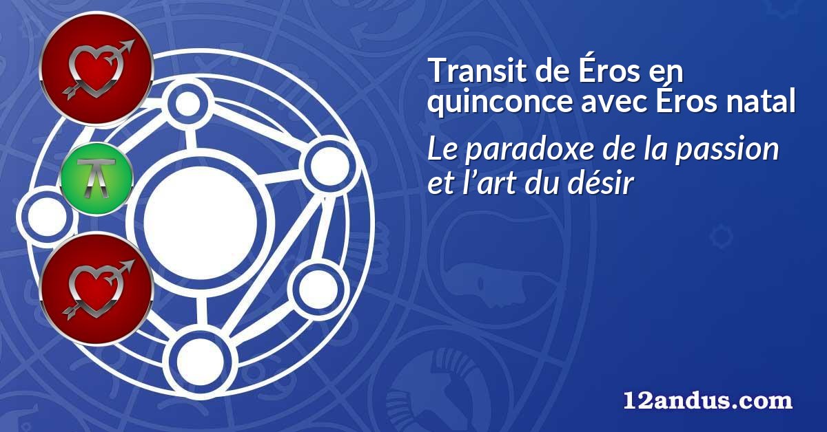 Transit de Éros en quinconce avec Éros natal