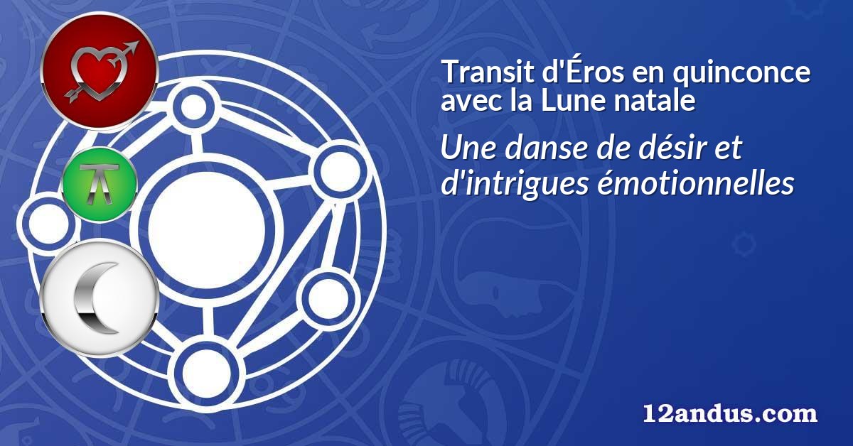 Transit d'Éros en quinconce avec la Lune natale