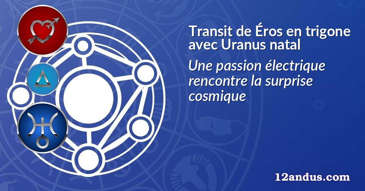 Transit de Éros en trigone avec Uranus natal