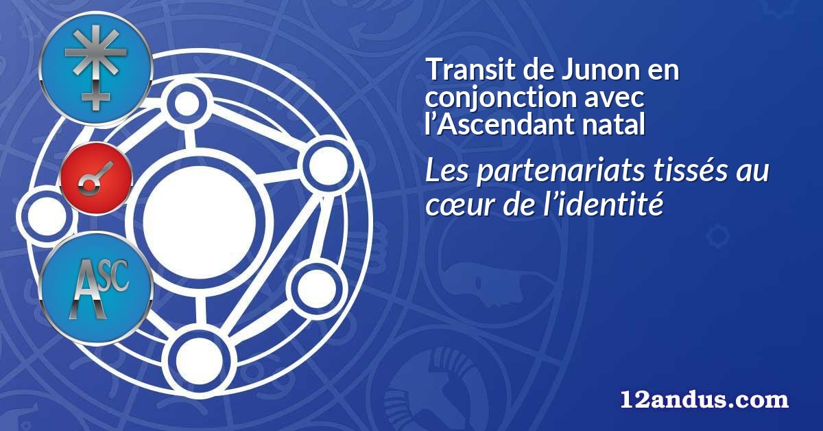 Transit de Junon en conjonction avec l’Ascendant natal