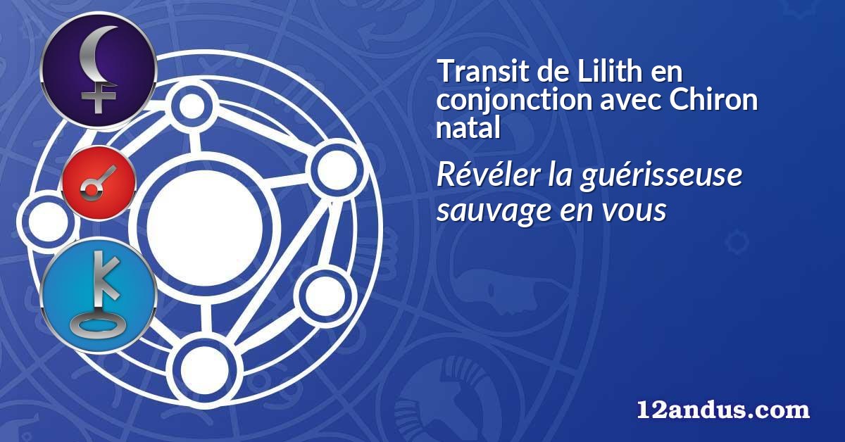 Transit de Lilith en conjonction avec Chiron natal