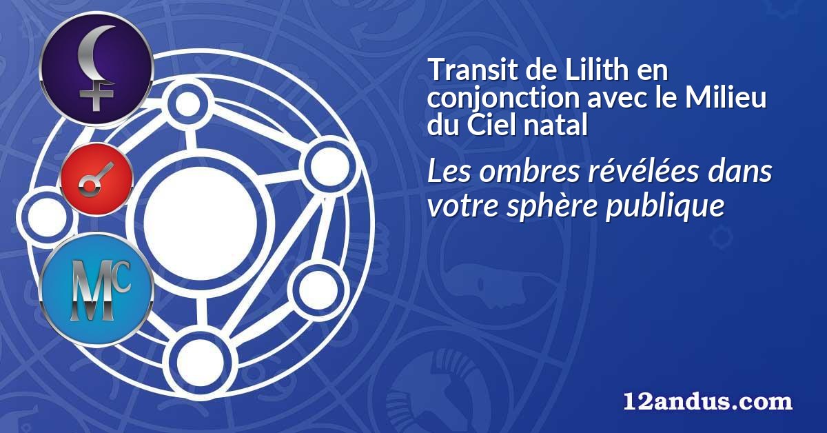 Transit de Lilith en conjonction avec le Milieu du Ciel natal