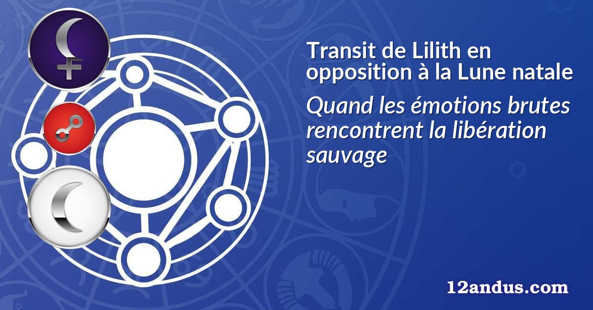 Transit de Lilith en opposition à la Lune natale