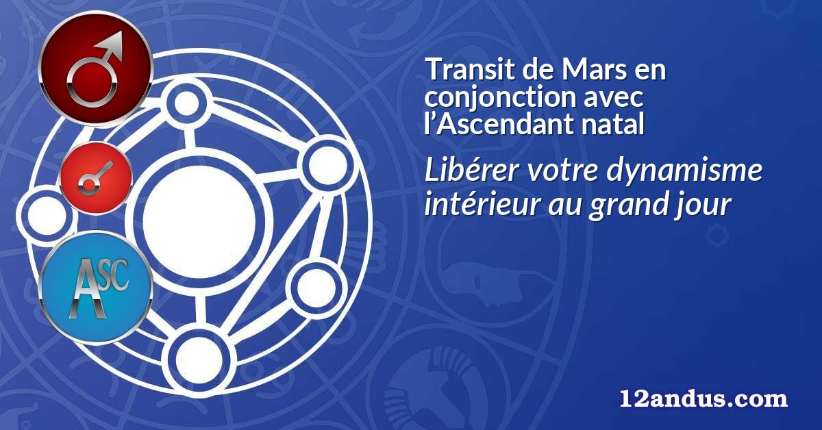 Transit de Mars en conjonction avec l’Ascendant natal