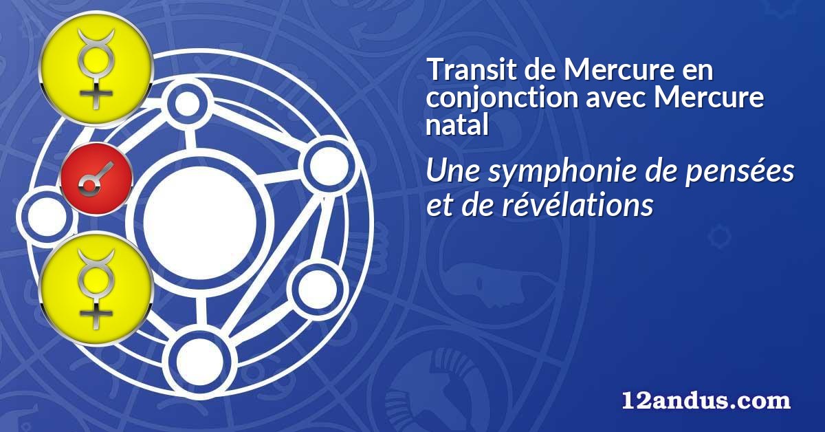 Transit de Mercure en conjonction avec Mercure natal