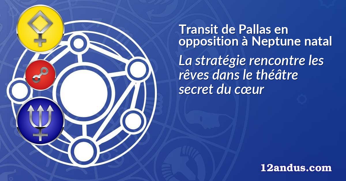 Transit de Pallas en opposition à Neptune natal