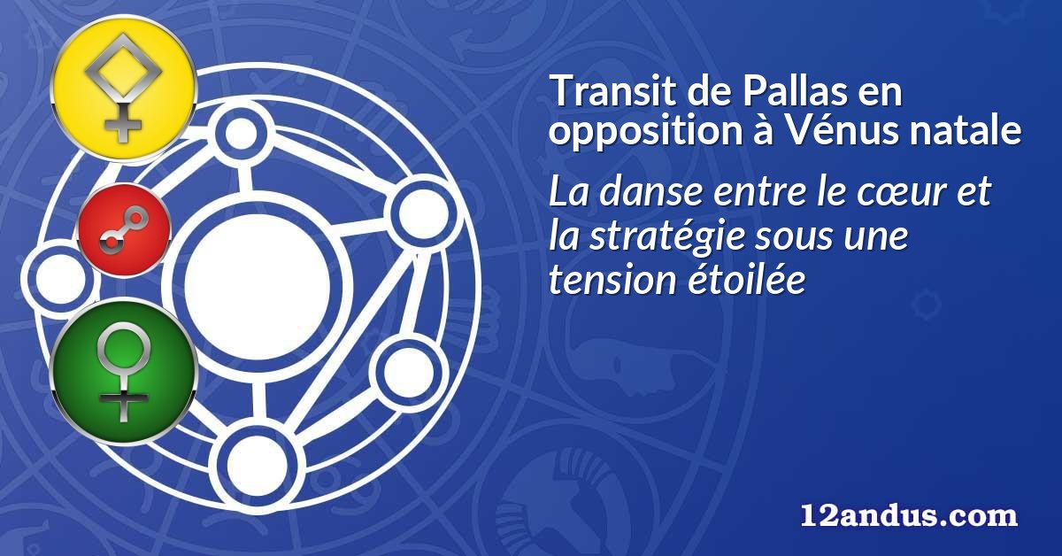 Transit de Pallas en opposition à Vénus natale