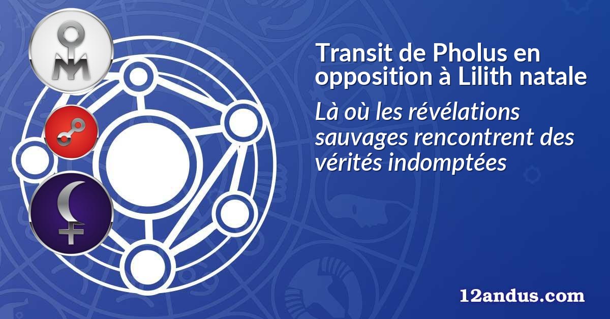 Transit de Pholus en opposition à Lilith natale