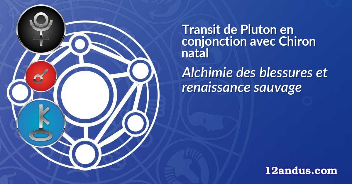 Transit de Pluton en conjonction avec Chiron natal
