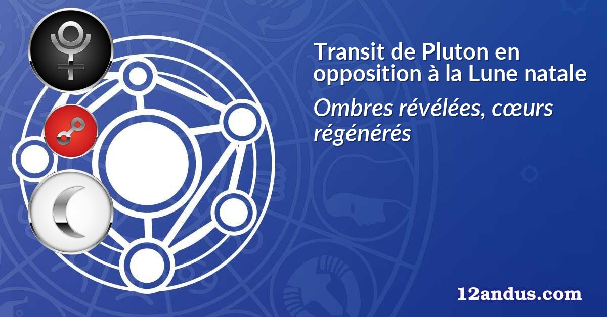Transit de Pluton en opposition à la Lune natale