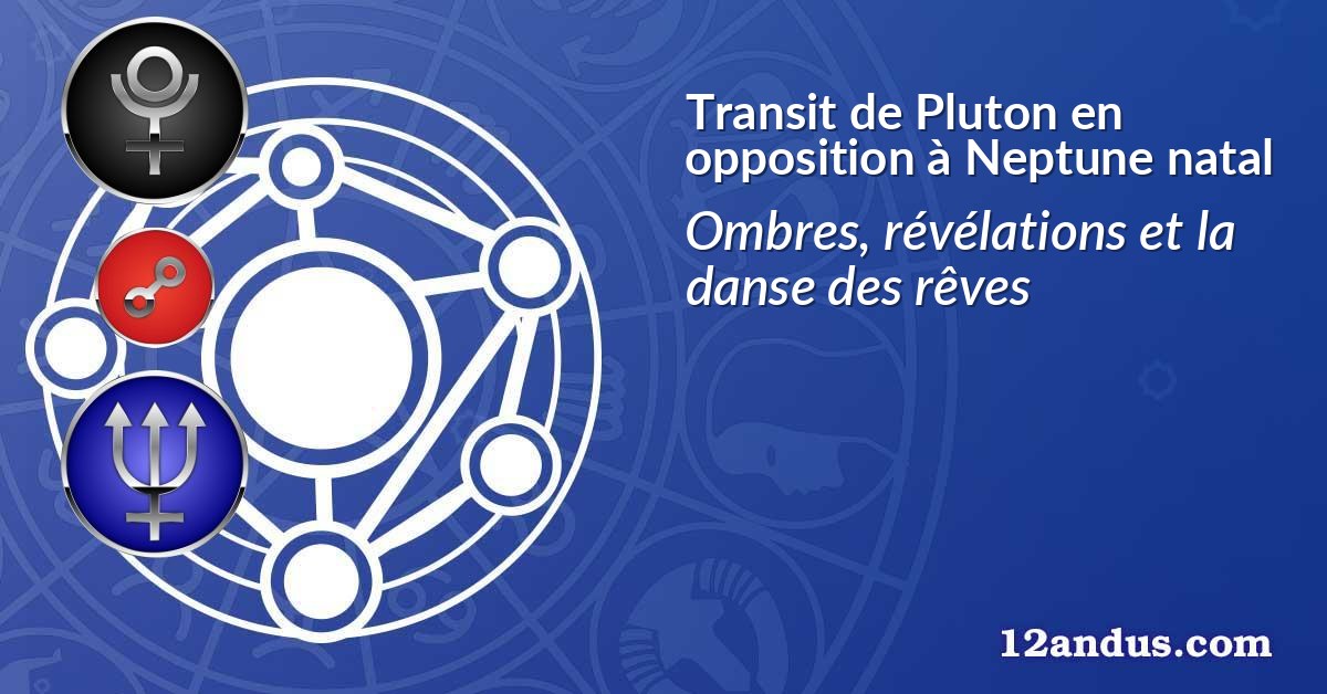 Transit de Pluton en opposition à Neptune natal