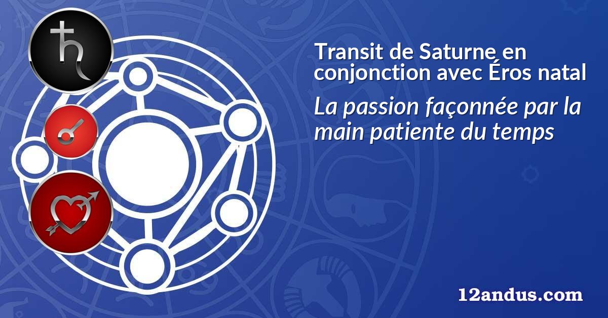 Transit de Saturne en conjonction avec Éros natal