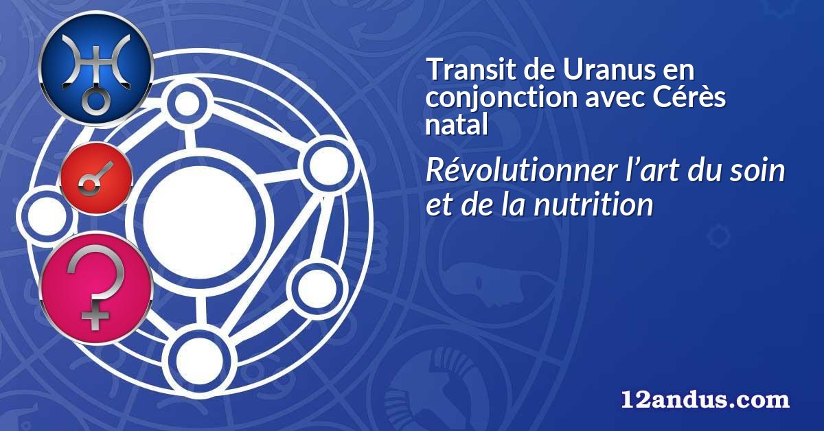 Transit de Uranus en conjonction avec Cérès natal