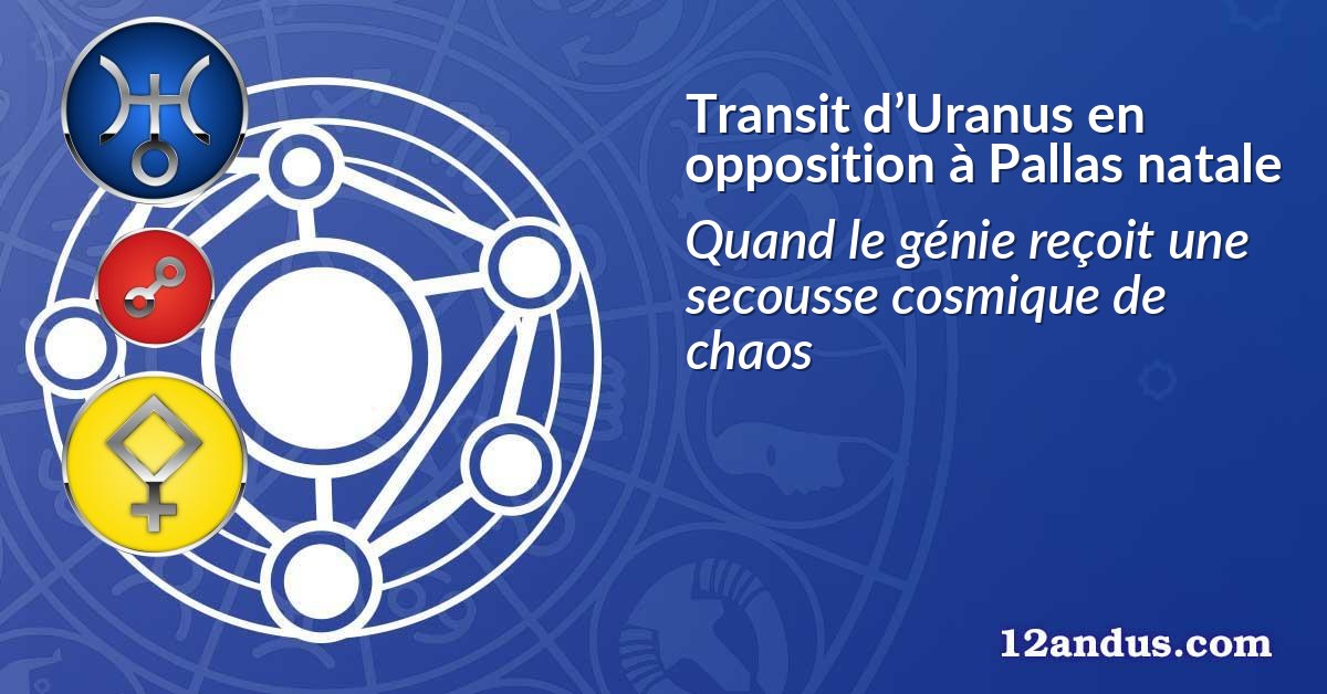Transit d’Uranus en opposition à Pallas natale