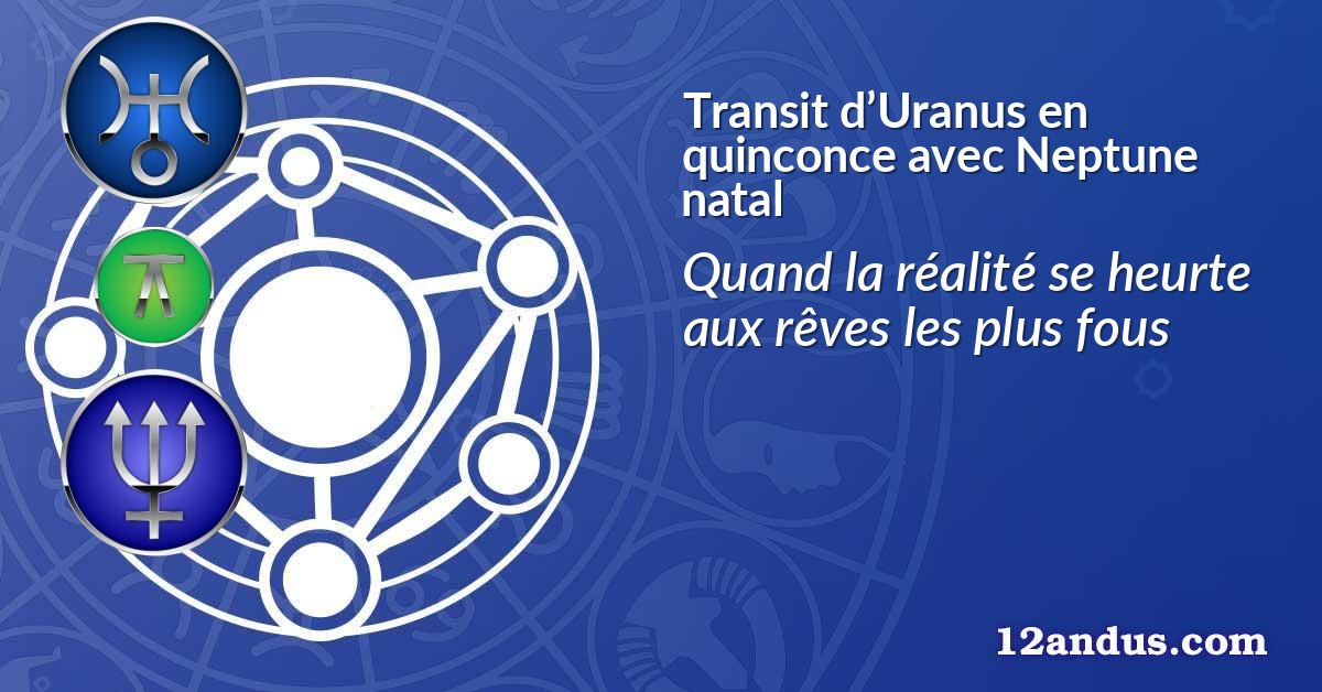 Transit d’Uranus en quinconce avec Neptune natal