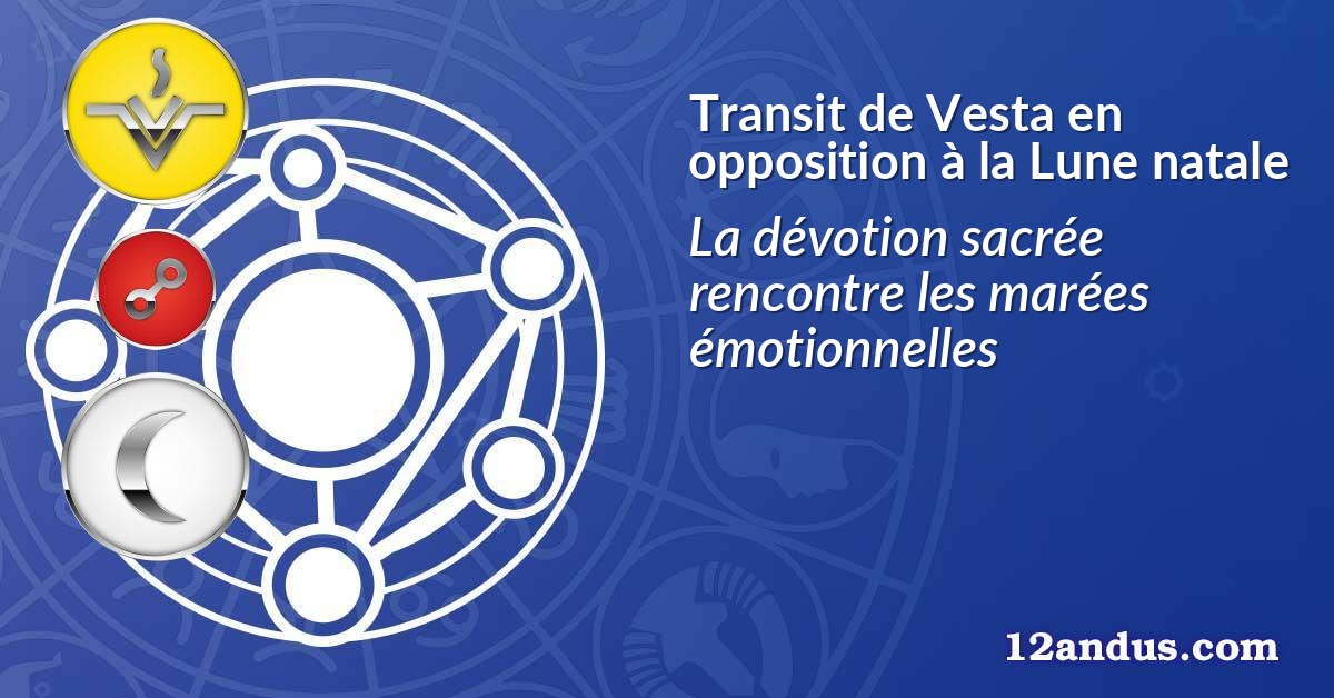 Transit de Vesta en opposition à la Lune natale