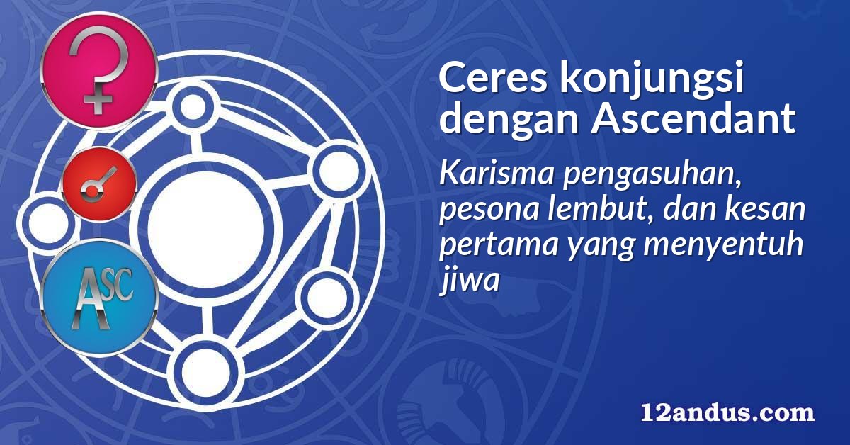 Ceres konjungsi dengan Ascendant