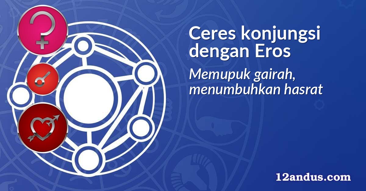 Ceres konjungsi dengan Eros