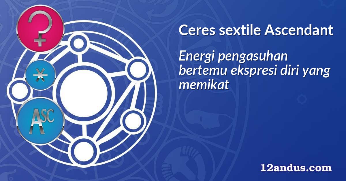 Ceres sextile Ascendant