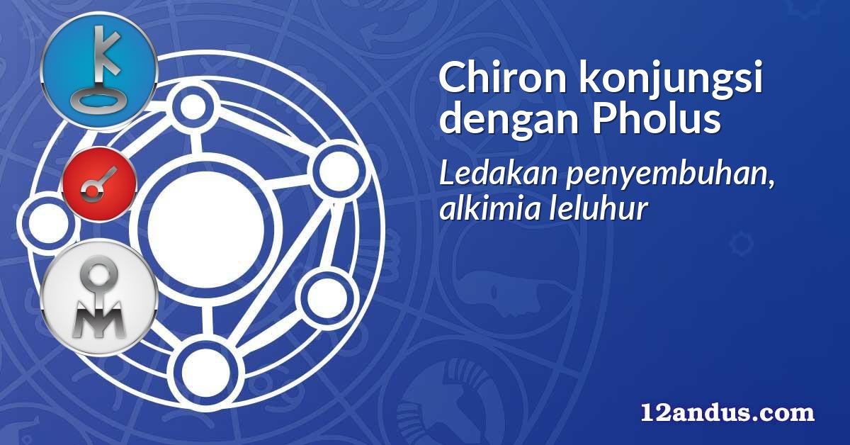 Chiron konjungsi dengan Pholus