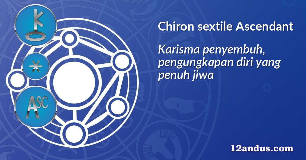 Chiron sextile Ascendant