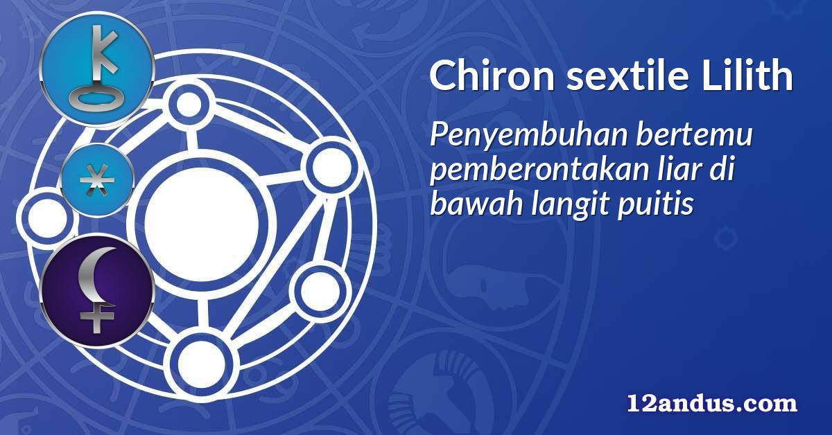 Chiron sextile Lilith