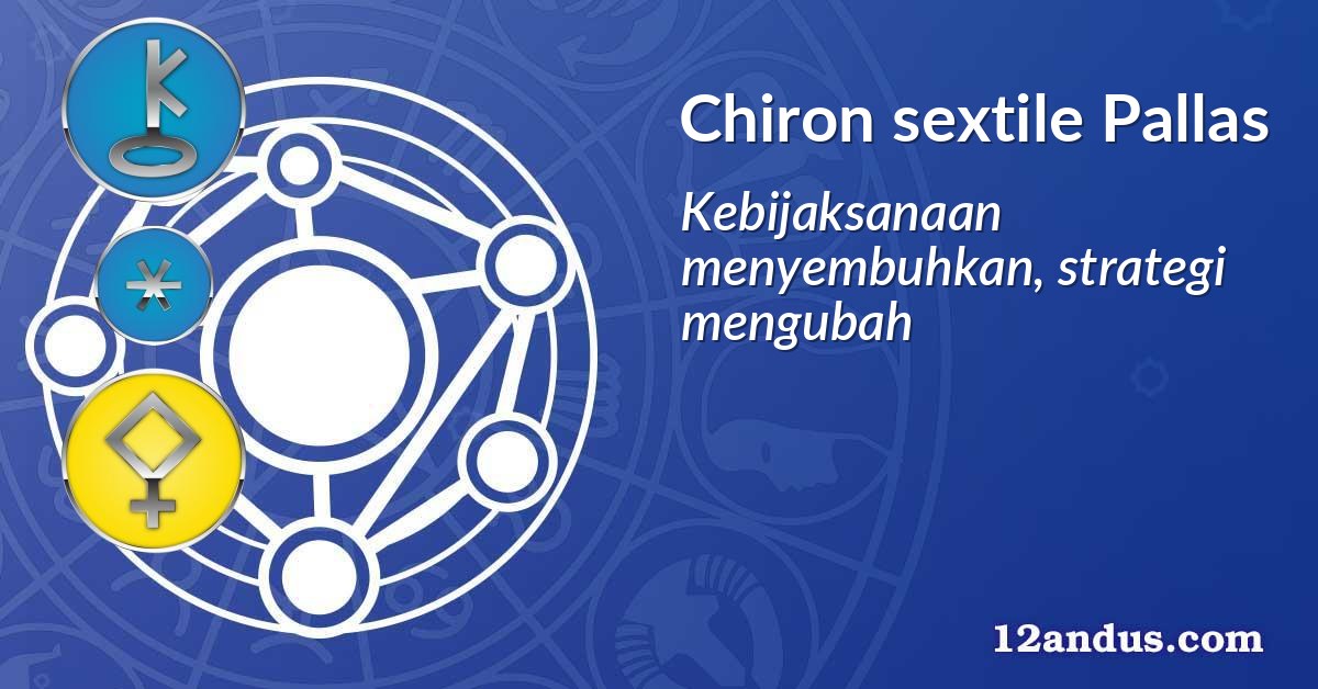 Chiron sextile Pallas