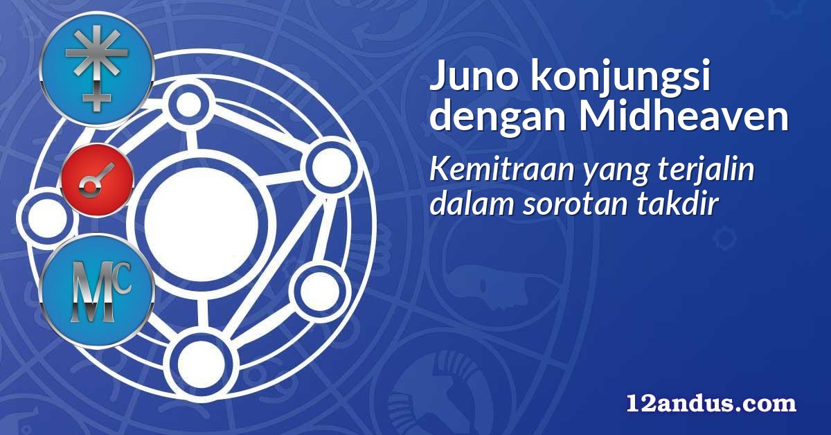 Juno konjungsi dengan Midheaven