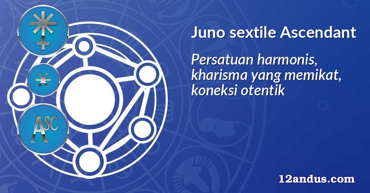 Juno sextile Ascendant