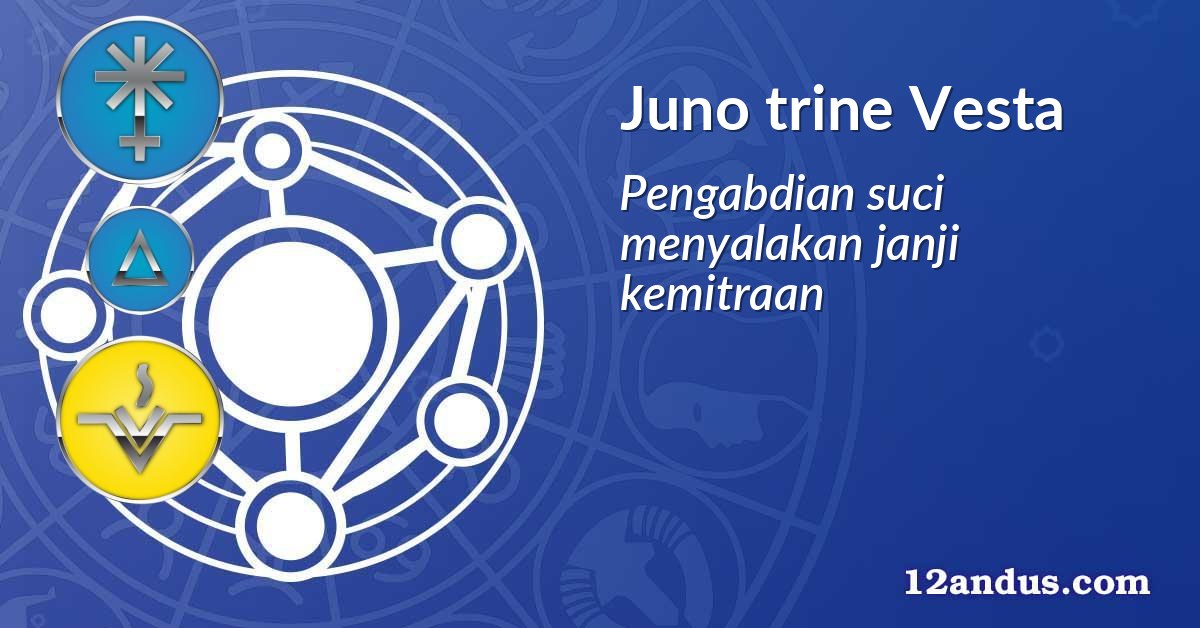 Juno trine Vesta