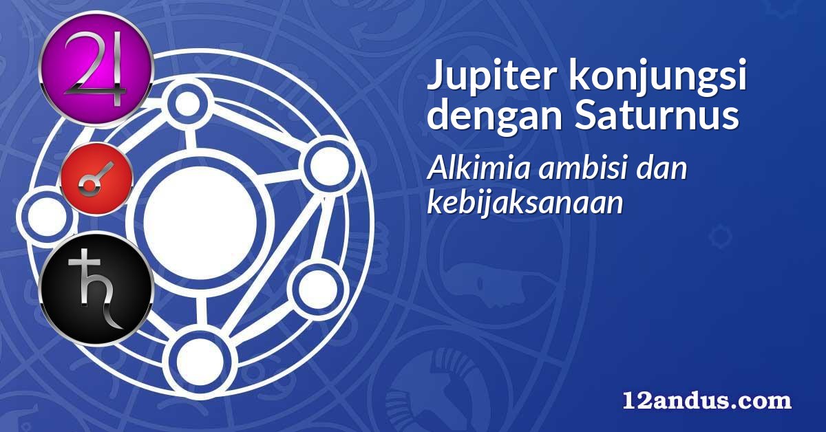 Jupiter konjungsi dengan Saturnus