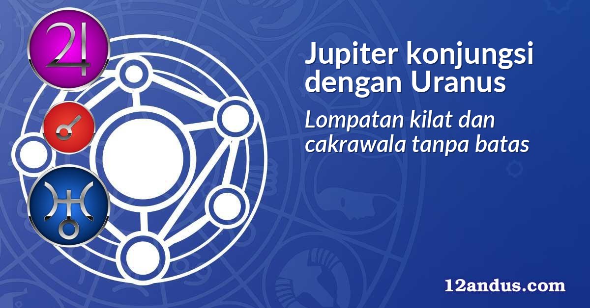 Jupiter konjungsi dengan Uranus