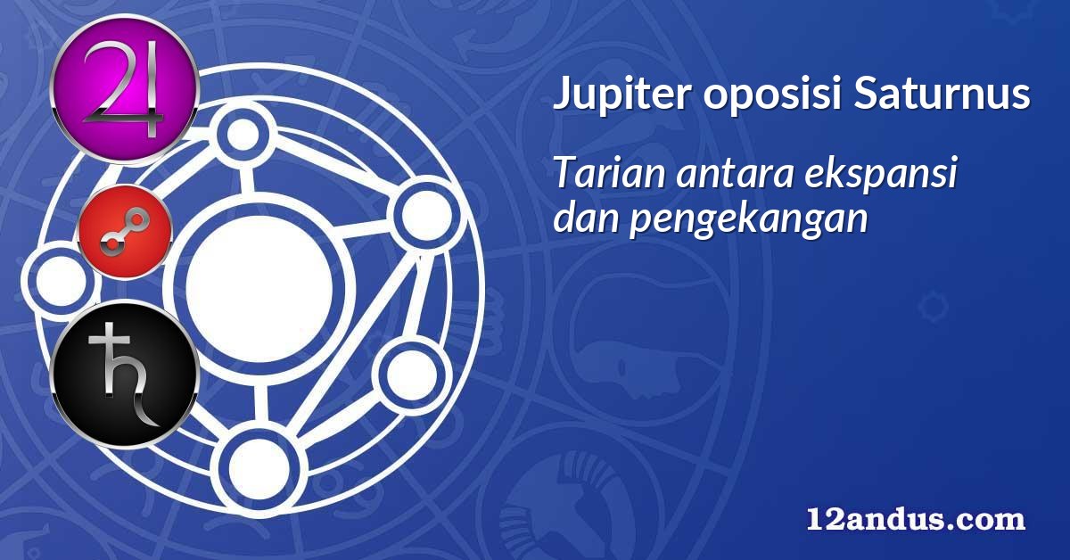 Jupiter oposisi Saturnus