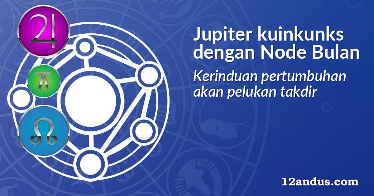 Jupiter kuinkunks dengan Node Bulan
