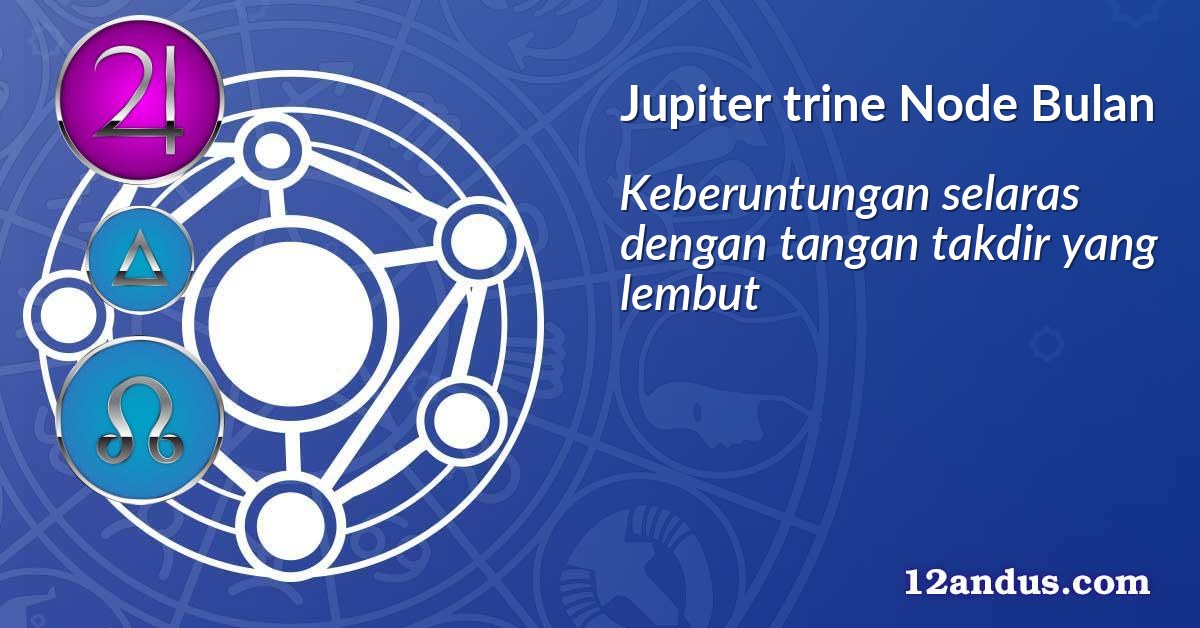 Jupiter trine Node Bulan
