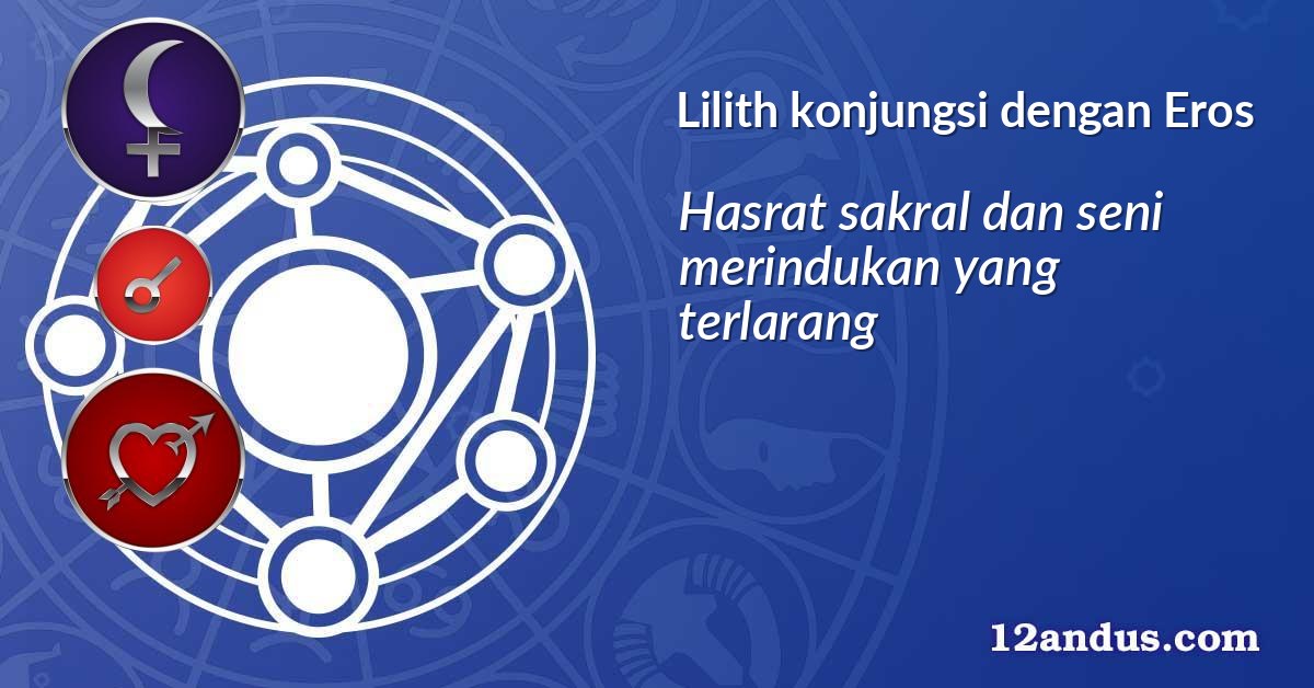 Lilith konjungsi dengan Eros