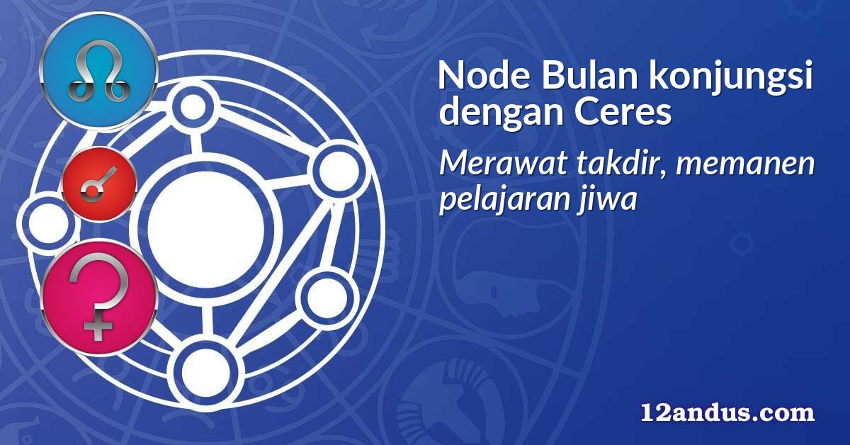 Node Bulan konjungsi dengan Ceres